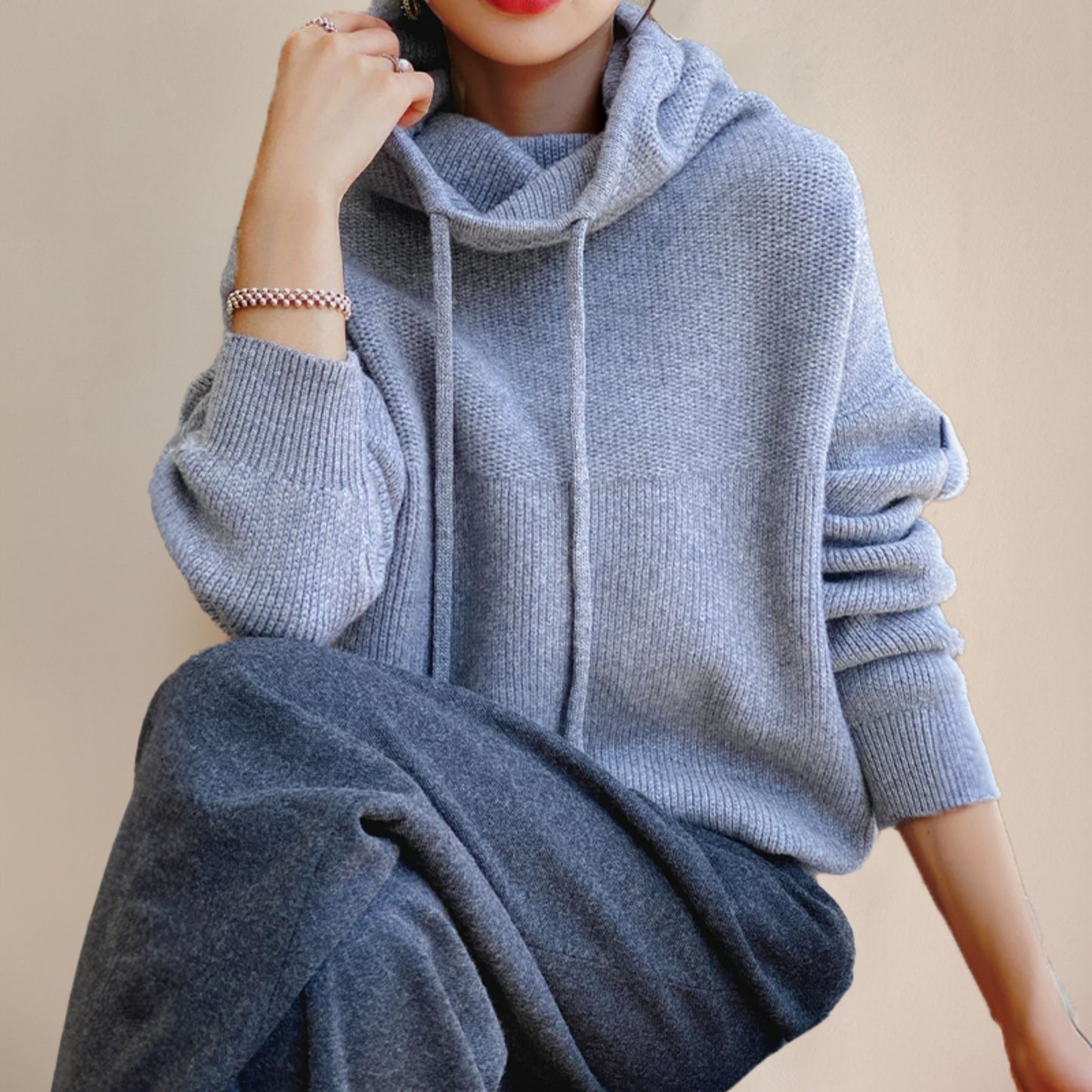 Women's Hooded Sweater | Relaxed Fit