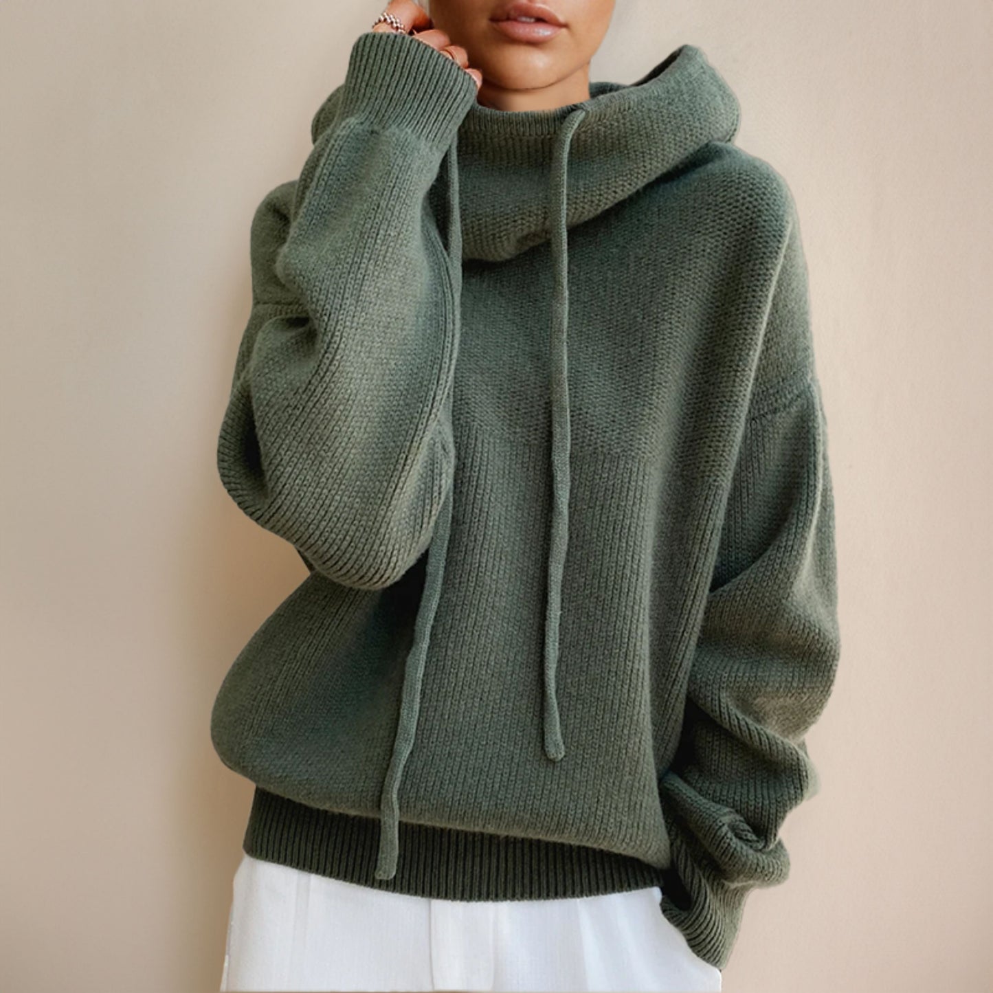 Women's Hooded Sweater | Relaxed Fit