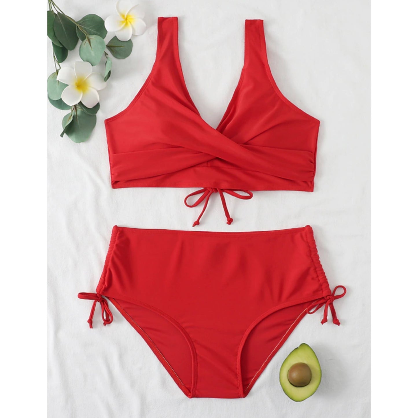 Women's Bikini Set | High-Waisted with Wrap Top