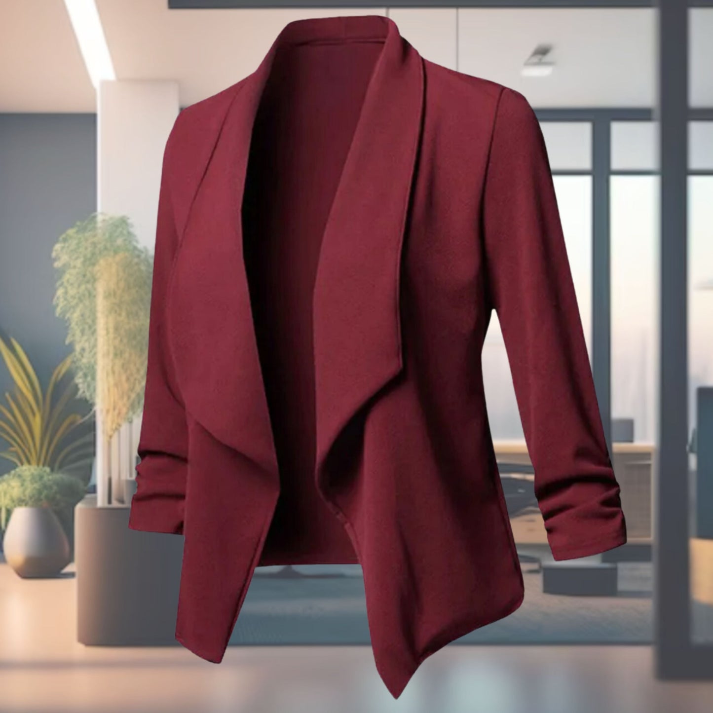 Women's Blazer | Open Front Design