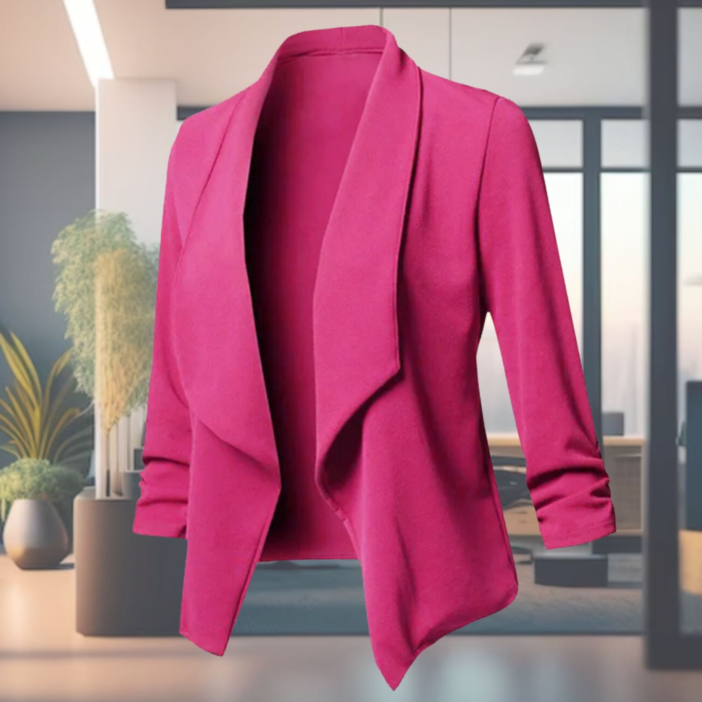 Women's Blazer | Open Front Design