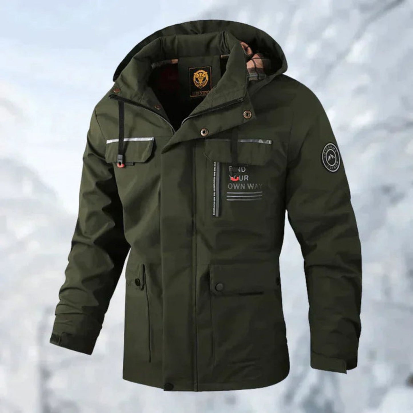 Men's Winter Jacket | Waterproof Zip-Up