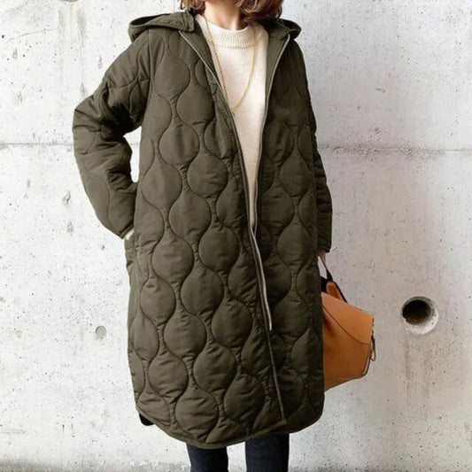 Women's Winter Coat | Lined Hooded Coat