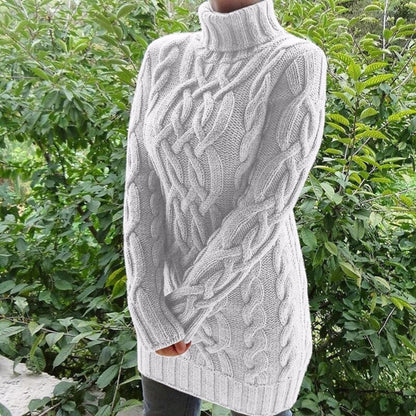 Women's Turtleneck | Cable knitted