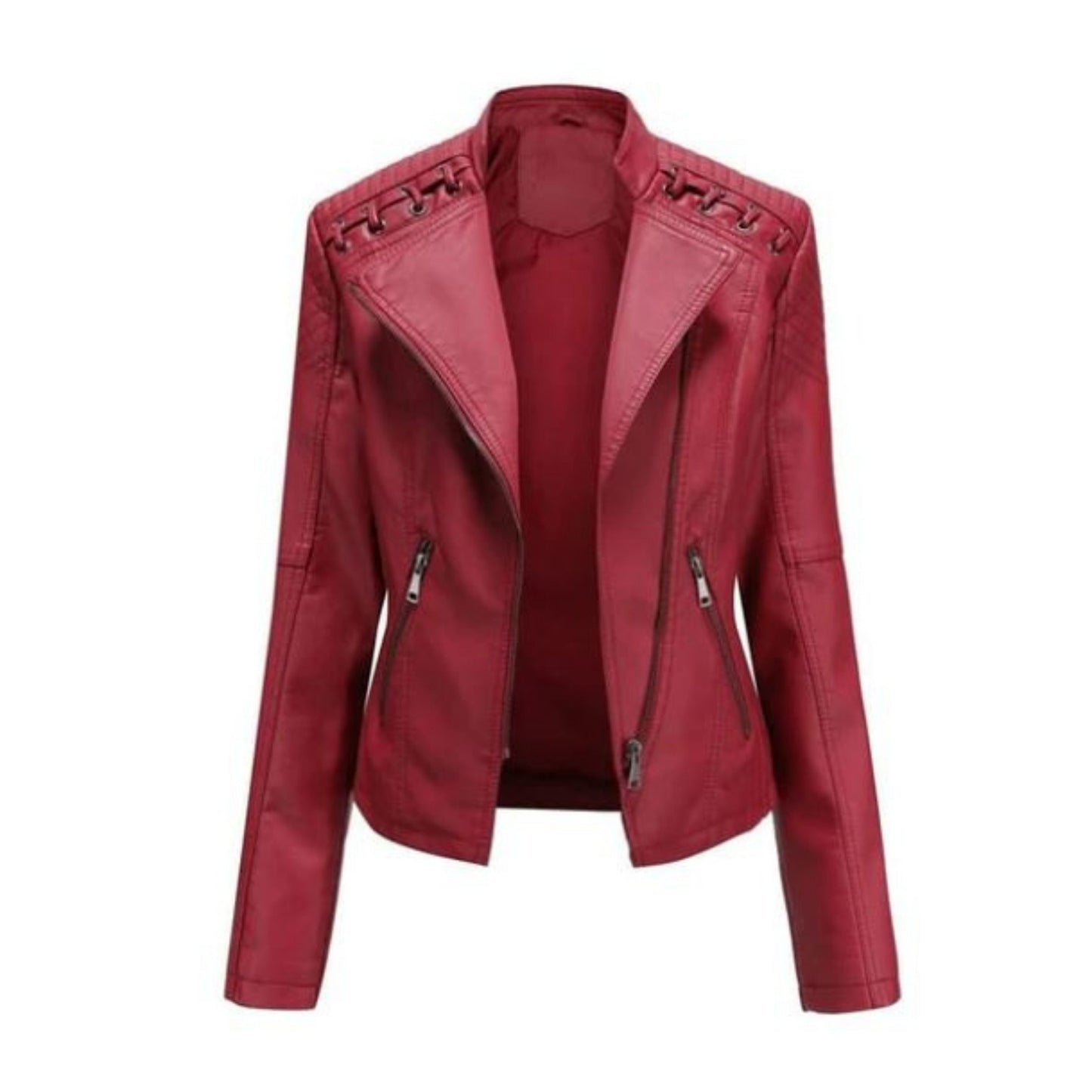 Women's Biker Jacket | Zip-Up