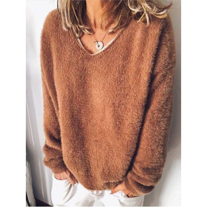 Women's V-Neck Sweater | Relaxed Fit