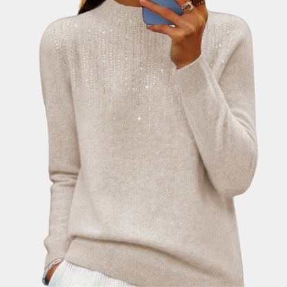 Women's Sweater | With Rhinestone Details