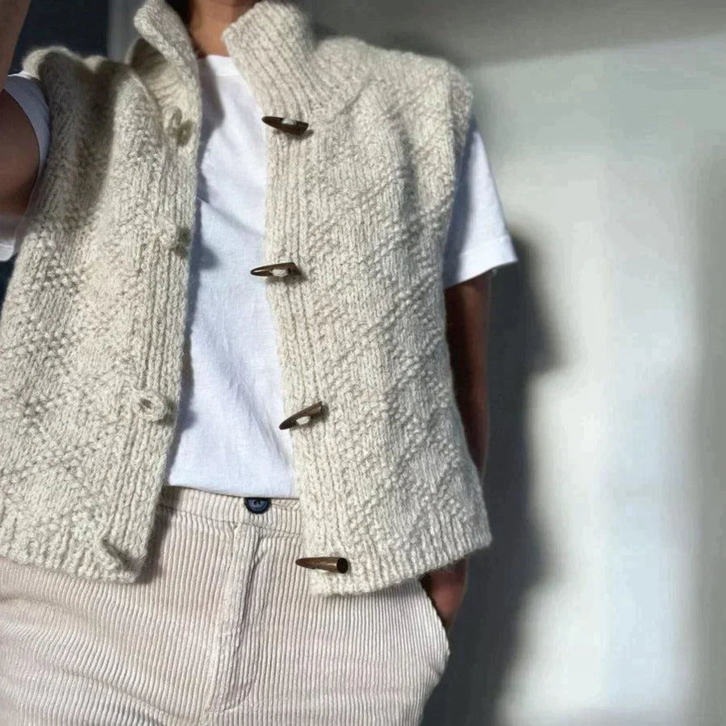 Women's Vest | Button Up