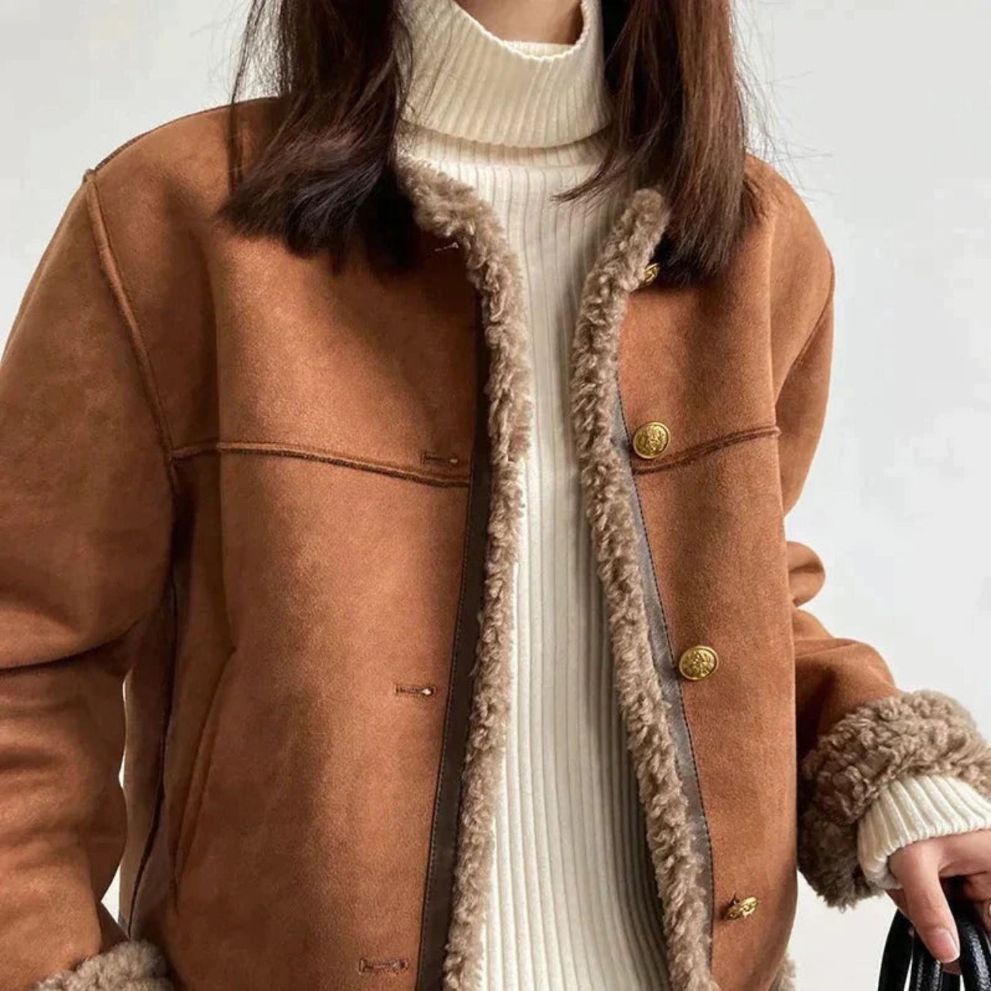 Women's Winter Coat | Button-Up