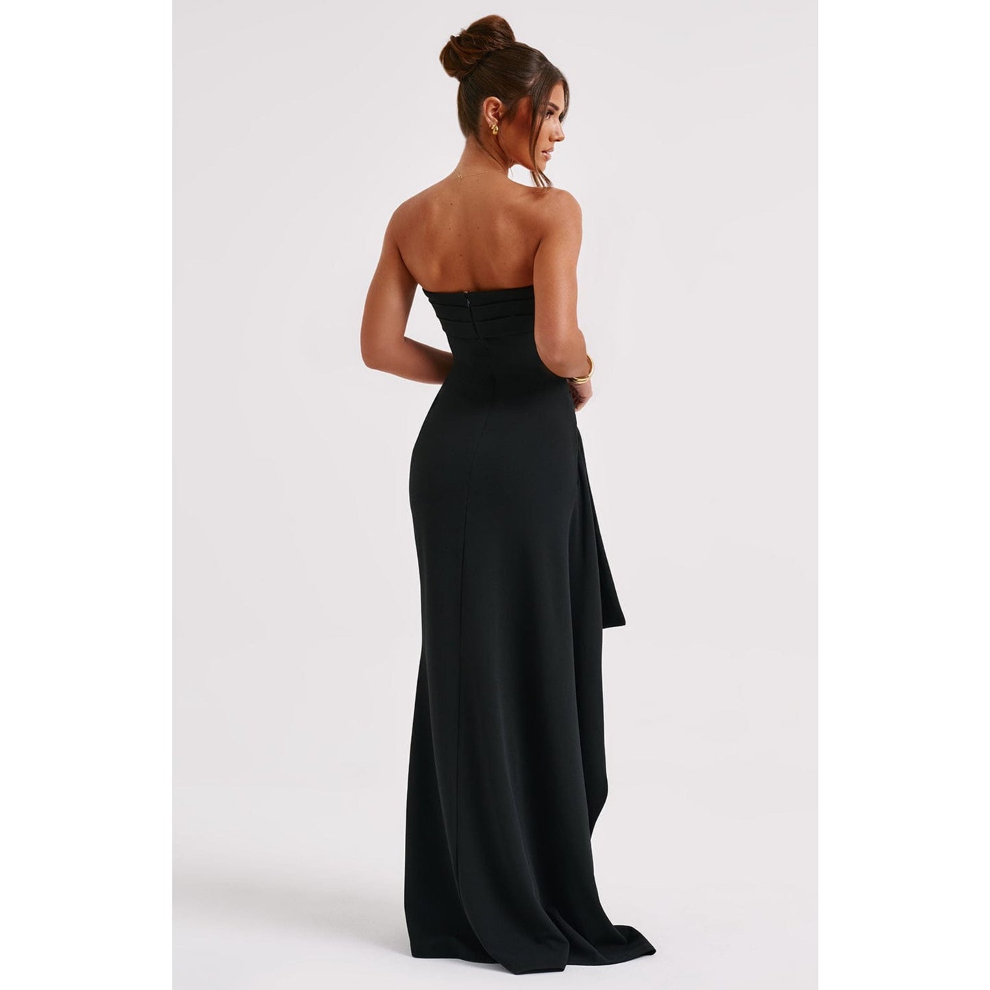 Women's Maxi Dress | Strapless & High-Slit