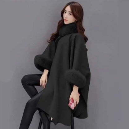 Ladies Poncho Coat | Oversized