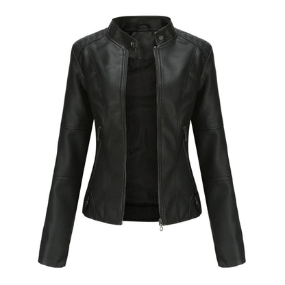 Women's Biker Jacket | Zip Up