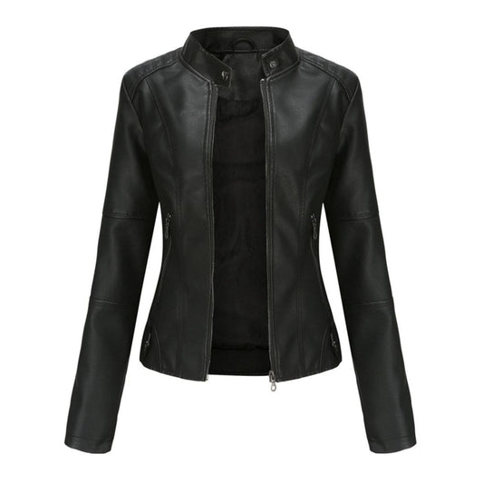 Women's Biker Jacket | Zip Up