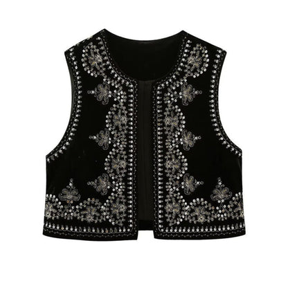 Women's Vest | Embroidered