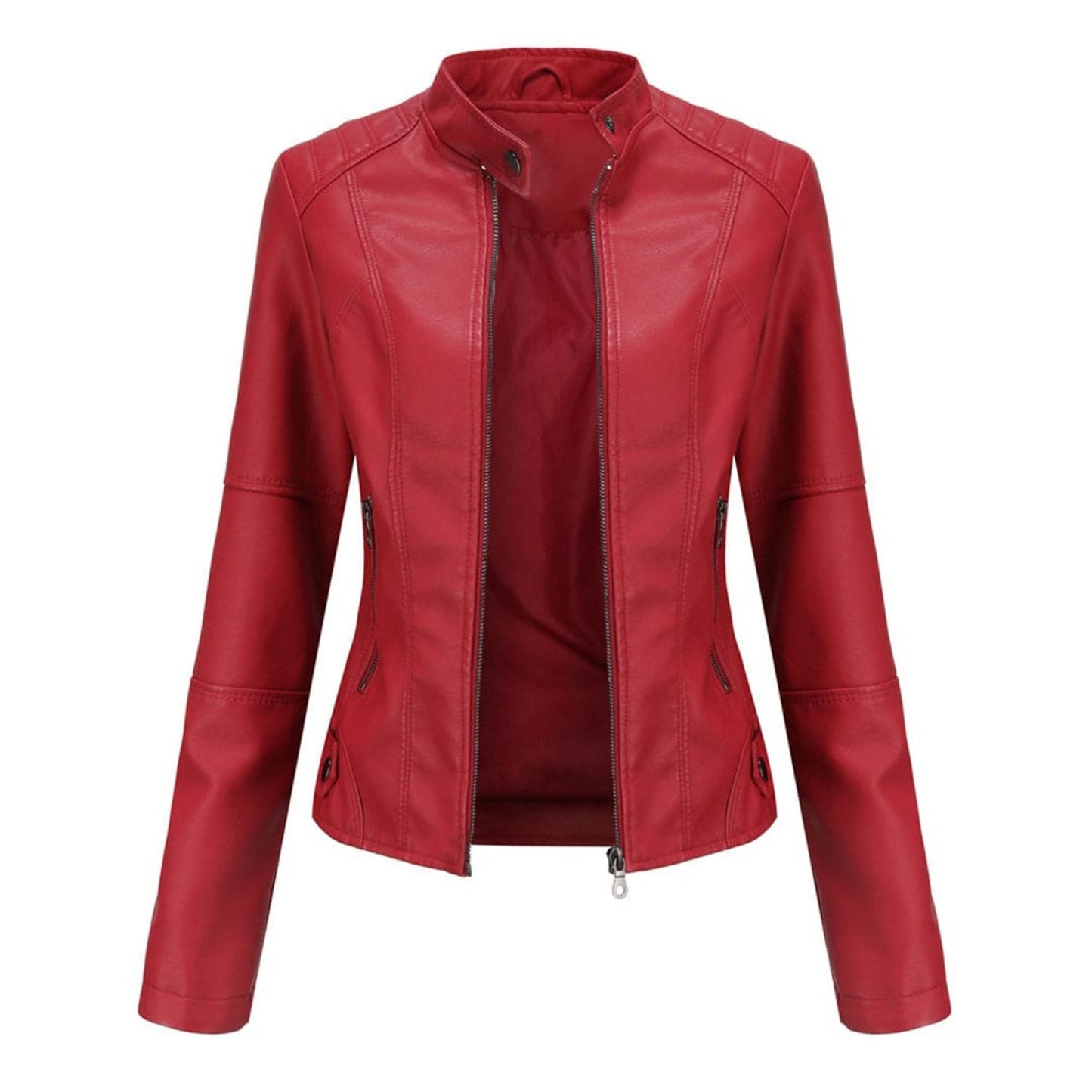 Women's Biker Jacket | Zip Up