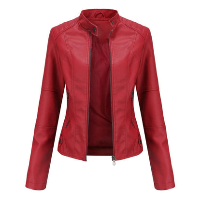 Women's Biker Jacket | Zip Up