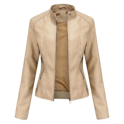 Women's Biker Jacket | Zip Up