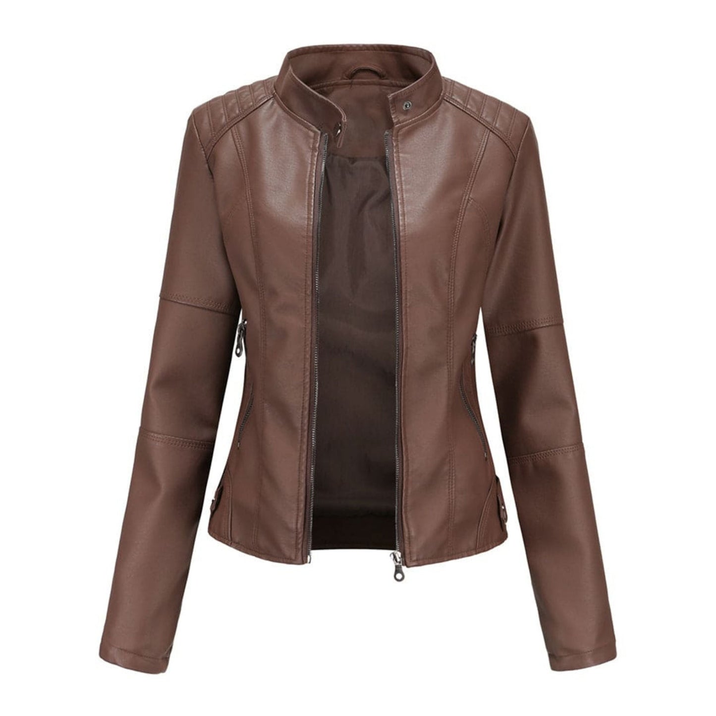 Women's Biker Jacket | Zip Up