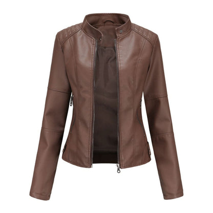 Women's Biker Jacket | Zip Up