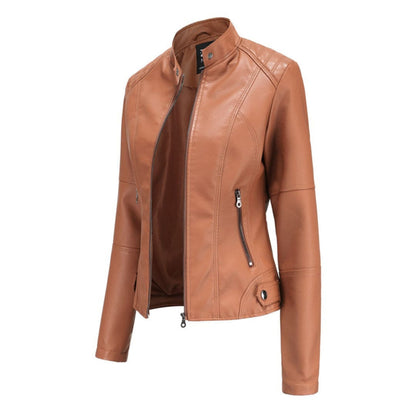 Women's Biker Jacket | Zip Up