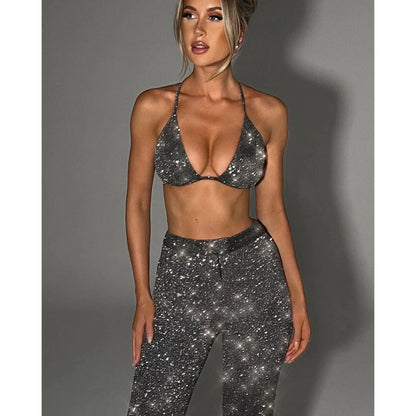 Women's Glitter Outfit Set | Three Pieces